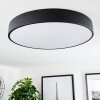 Maho Plafoniera LED Nero, 1-Luce