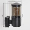 Tolsona Applique da esterno Nero, 1-Luce