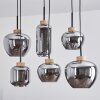 Talok Lampadario a sospensione Nero, 6-Luci