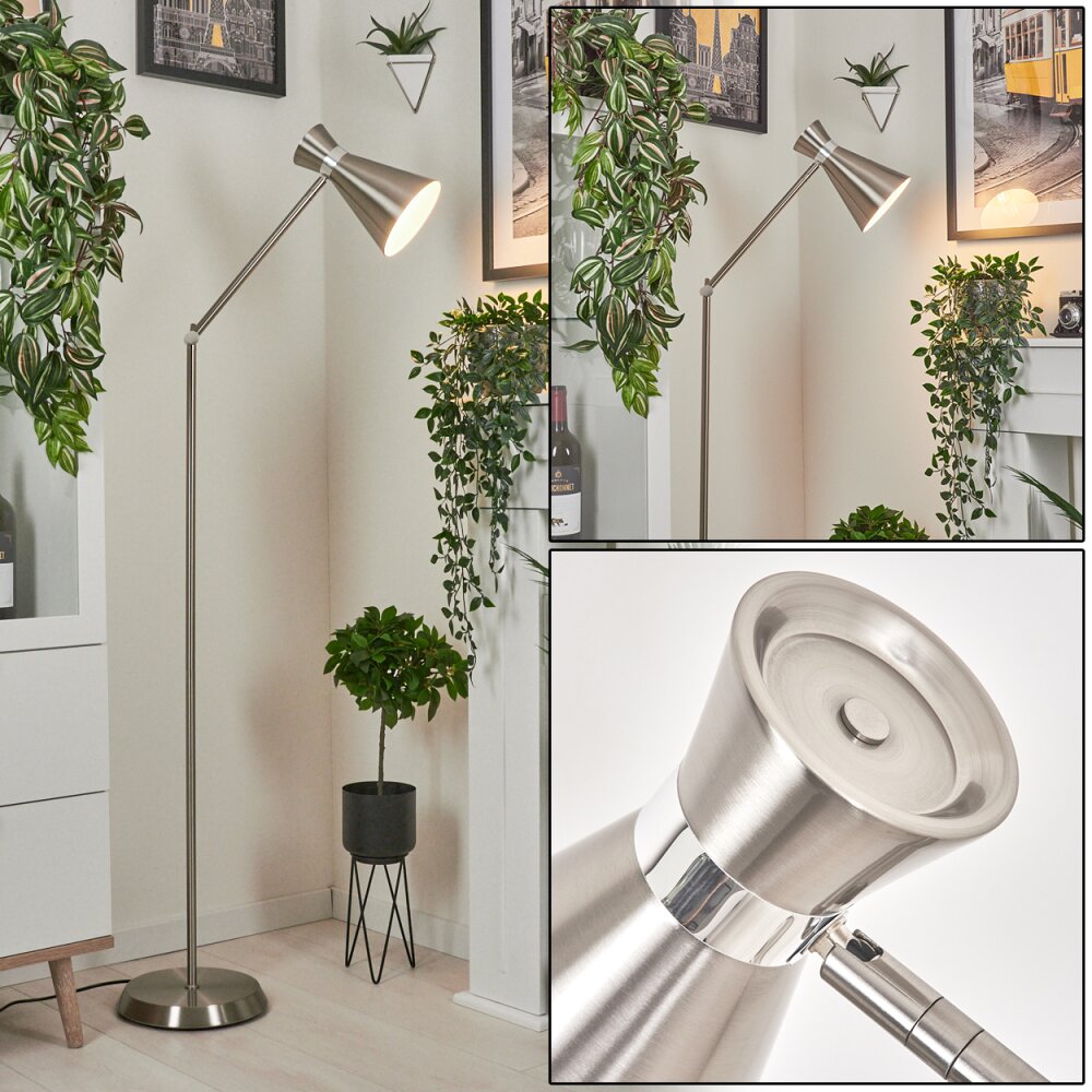 Vijes Lampada da terra Nichel opaco, 1-Luce main product photo
