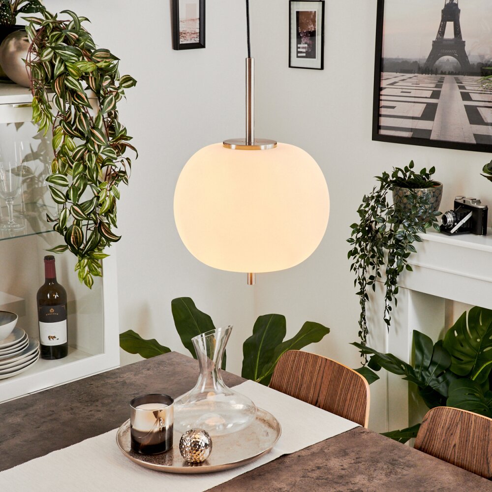 Verbania Lampadario a sospensione Nichel opaco, 1-Luce main product photo
