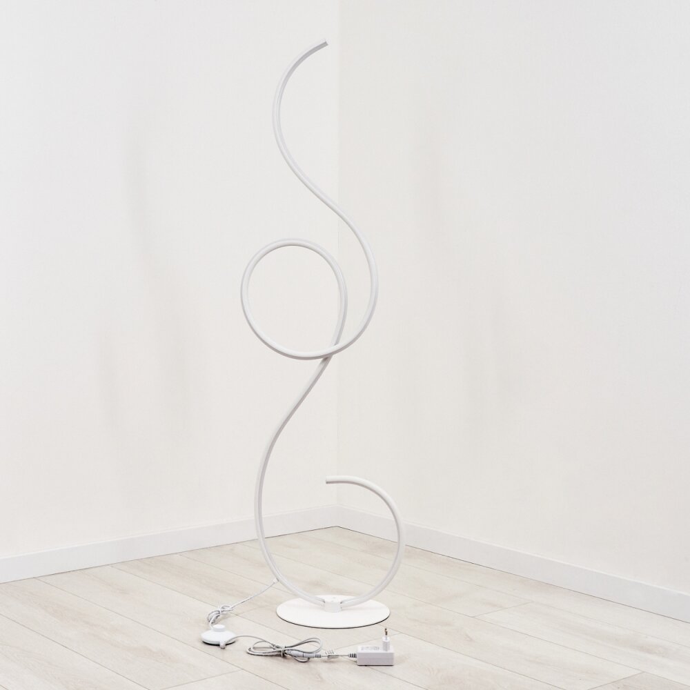 Olok Lampada da terra LED Bianco, 1-Luce