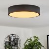 Maho Plafoniera LED Nero, 1-Luce