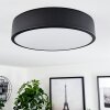 Maho Plafoniera LED Nero, 1-Luce