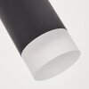 Pousseline Lampada da terra LED Nero, 1-Luce