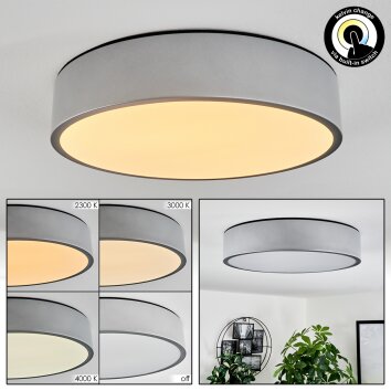 Maho Plafoniera LED Alluminio, 1-Luce