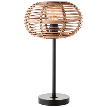 Brilliant Woodball Lampada da tavolo Nero, 1-Luce