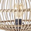 Brilliant Woodball Lampada da terra Nero, 1-Luce