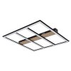 Globo FROOMY Plafoniera LED Aspetto del legno, Nero, 1-Luce