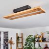 Adak Plafoniera LED Nero, 1-Luce