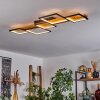 Pompu Plafoniera LED Nero, 1-Luce