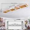 Pompu Plafoniera LED Bianco, 1-Luce