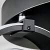 Chapotia Plafoniera LED Nero, 1-Luce