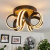 Chapotia Plafoniera LED Nero, 1-Luce