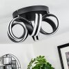Chapotia Plafoniera LED Nero, 1-Luce