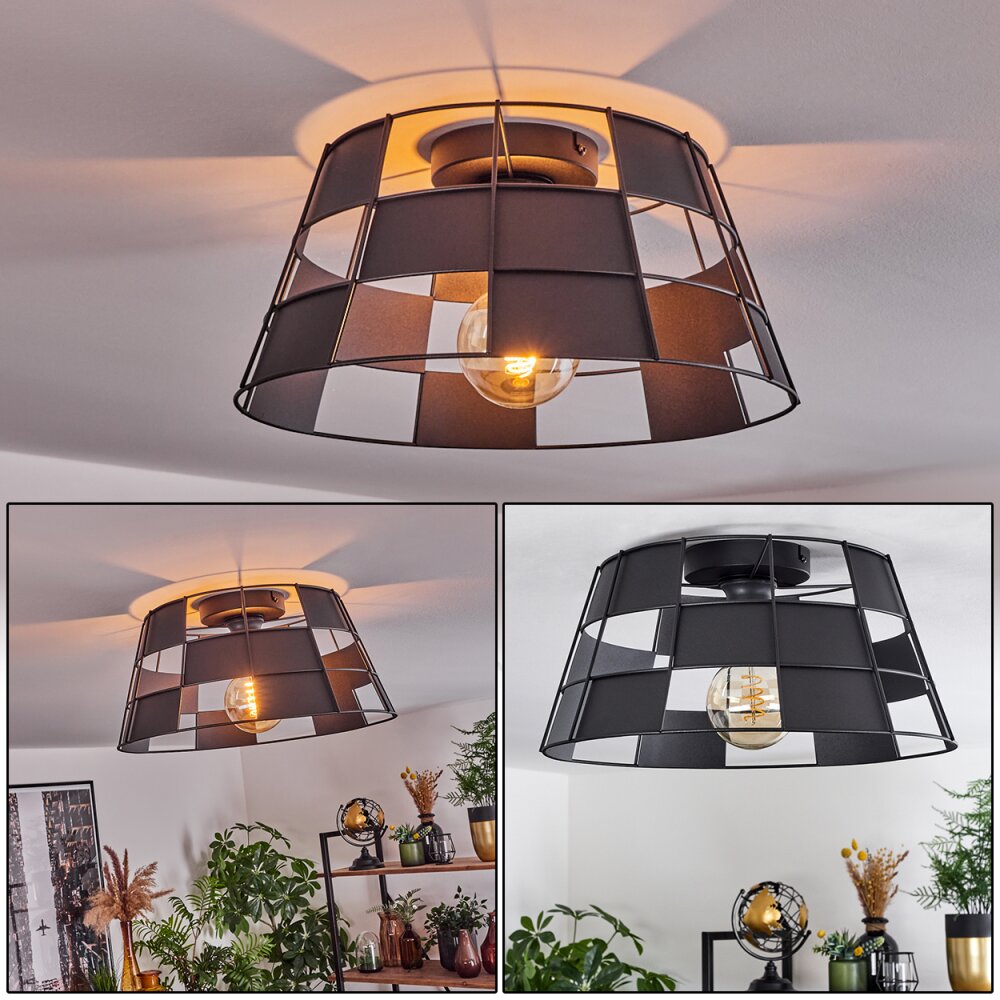 Daynard Plafoniera Nero, 1-Luce main product photo