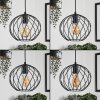 Miton Lampadario a sospensione Nero, 3-Luci