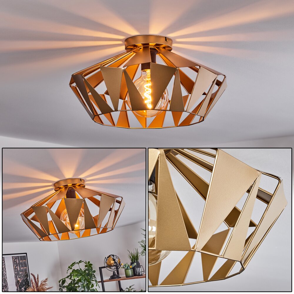 Corralejo Plafoniera Oro, 1-Luce main product photo