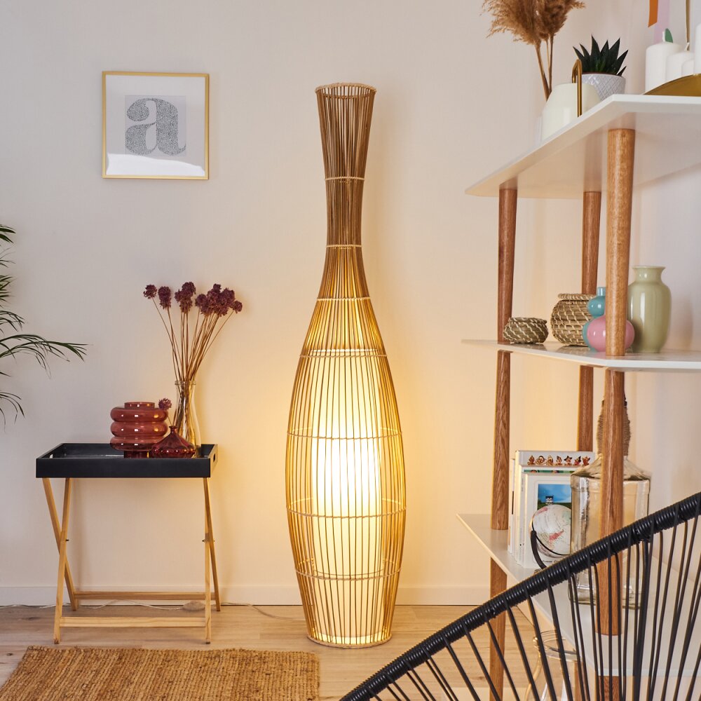 Saranda Lampada da terra Marrone, 1-Luce