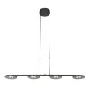 Steinhauer Turound Lampada a Sospensione LED Nero, 4-Luci