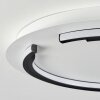 Leroux Plafoniera LED Bianco, 1-Luce