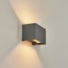 Badajoz Applique Grigio, 1-Luce