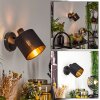 Alsen Applique Nero, 1-Luce