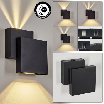 Colare Applique da esterno LED Nero, 1-Luce