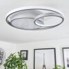 Vignier Plafoniera LED Titanio, 1-Luce