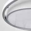 Vignier Plafoniera LED Titanio, 1-Luce