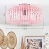 Wemude Plafoniera Fucsia, 1-Luce