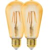 Eglo 2 x  E27 6 watt 2200 Kelvin 650 lumen