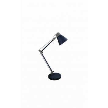 MASSIVE Benjamin Lampada da scrivania Blu, Grigio, 1-Luce