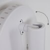 Rukutu Applique LED Bianco, 2-Luci