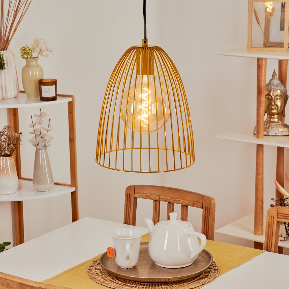 Malette Lampadario a sospensione Giallo, 1-Luce main product photo