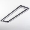 Dubuisson Plafoniera LED Antracite, 1-Luce, Telecomando