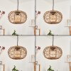 Manteau Lampadario a sospensione Écru, 3-Luci