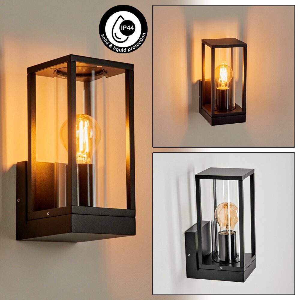 Profundidad Applique da esterno Nero, 1-Luce main product photo