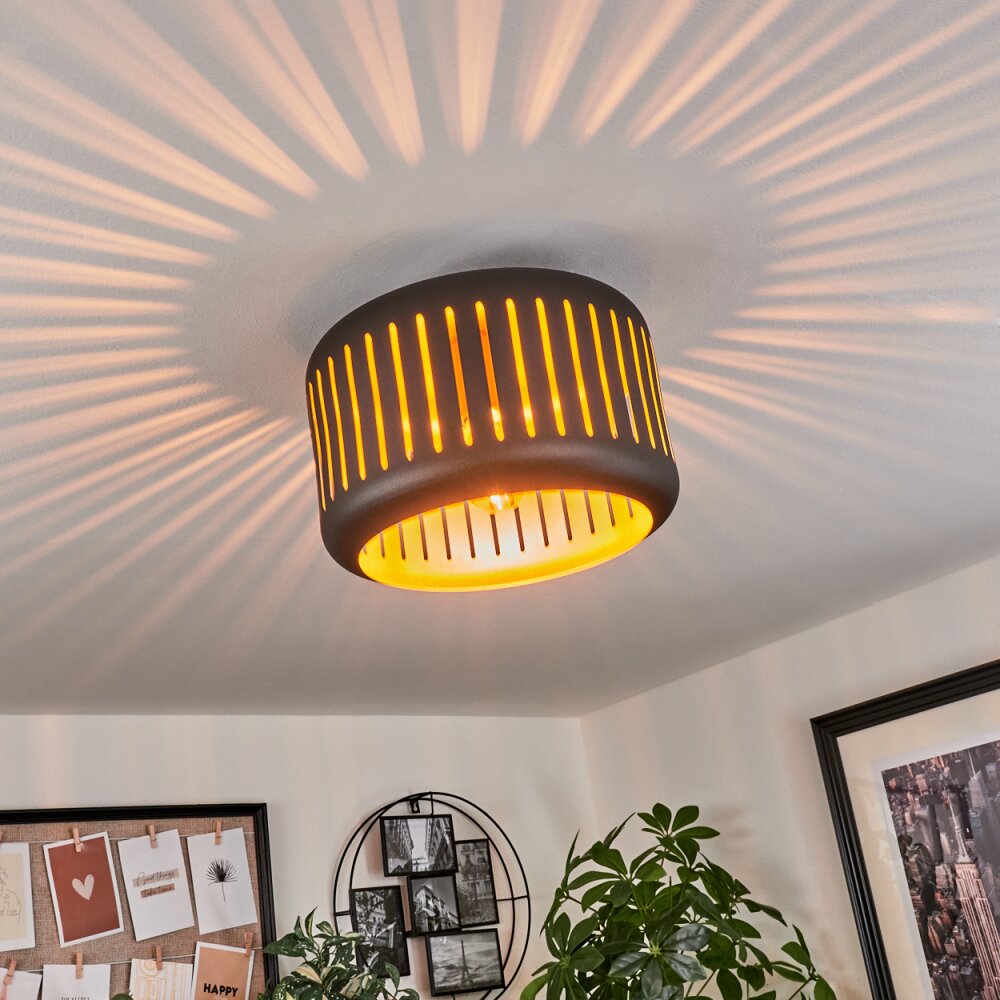 Fournie Plafoniera Nero, 1-Luce