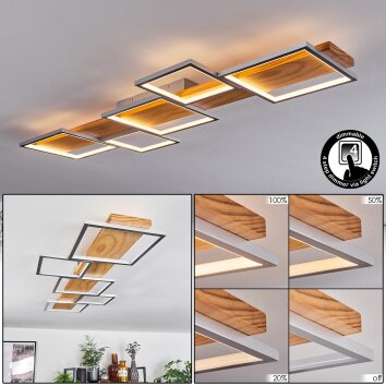 Pompu Plafoniera LED Écru, 1-Luce