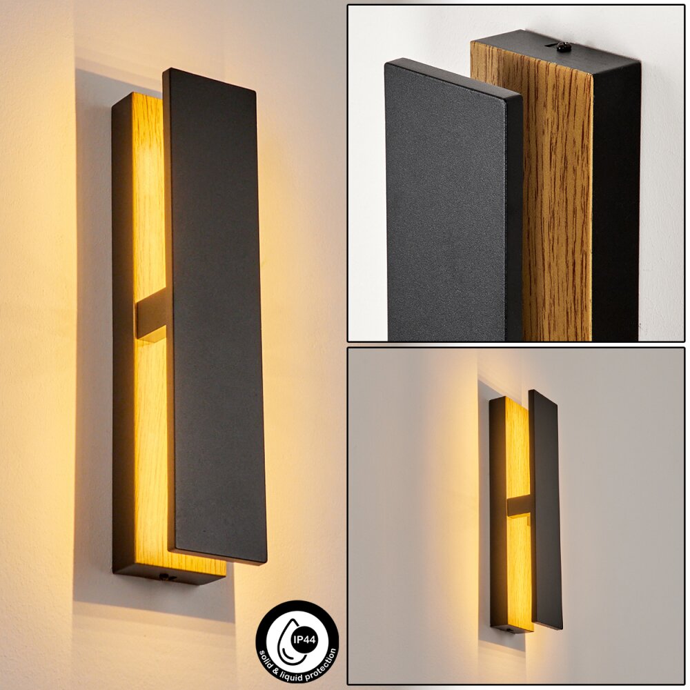 Berna Applique da esterno LED Aspetto del legno, 1-Luce main product photo