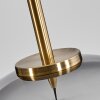 Koyoto Lampadario a sospensione Vetro 25 cm Ottone antico, 1-Luce