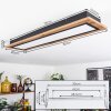 Salmi Plafoniera LED Aspetto del legno, 1-Luce