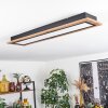 Salmi Plafoniera LED Aspetto del legno, 1-Luce