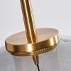 Koyoto Lampadario a sospensione Vetro 25 cm Oro, Nero, 1-Luce