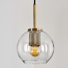 Koyoto Lampadario a sospensione Vetro 15 cm Ottone antico, 1-Luce