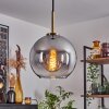 Koyoto Lampadario a sospensione Vetro 20 cm Ottone antico, 1-Luce