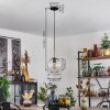 Koyoto Lampadario a sospensione Vetro 20 cm Ottone antico, 1-Luce