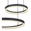 Globo AUGUSTO Lampadario a sospensione LED Oro, Nero, 2-Luci, Telecomando, Cambia colore