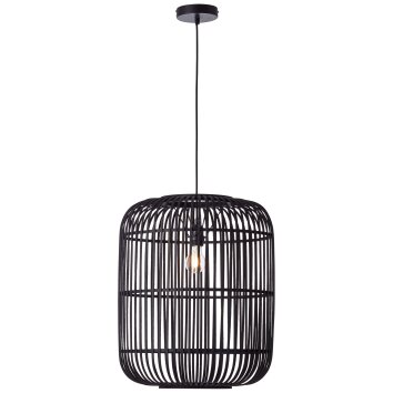 Brilliant Woodrow Lampada a Sospensione Nero, 1-Luce